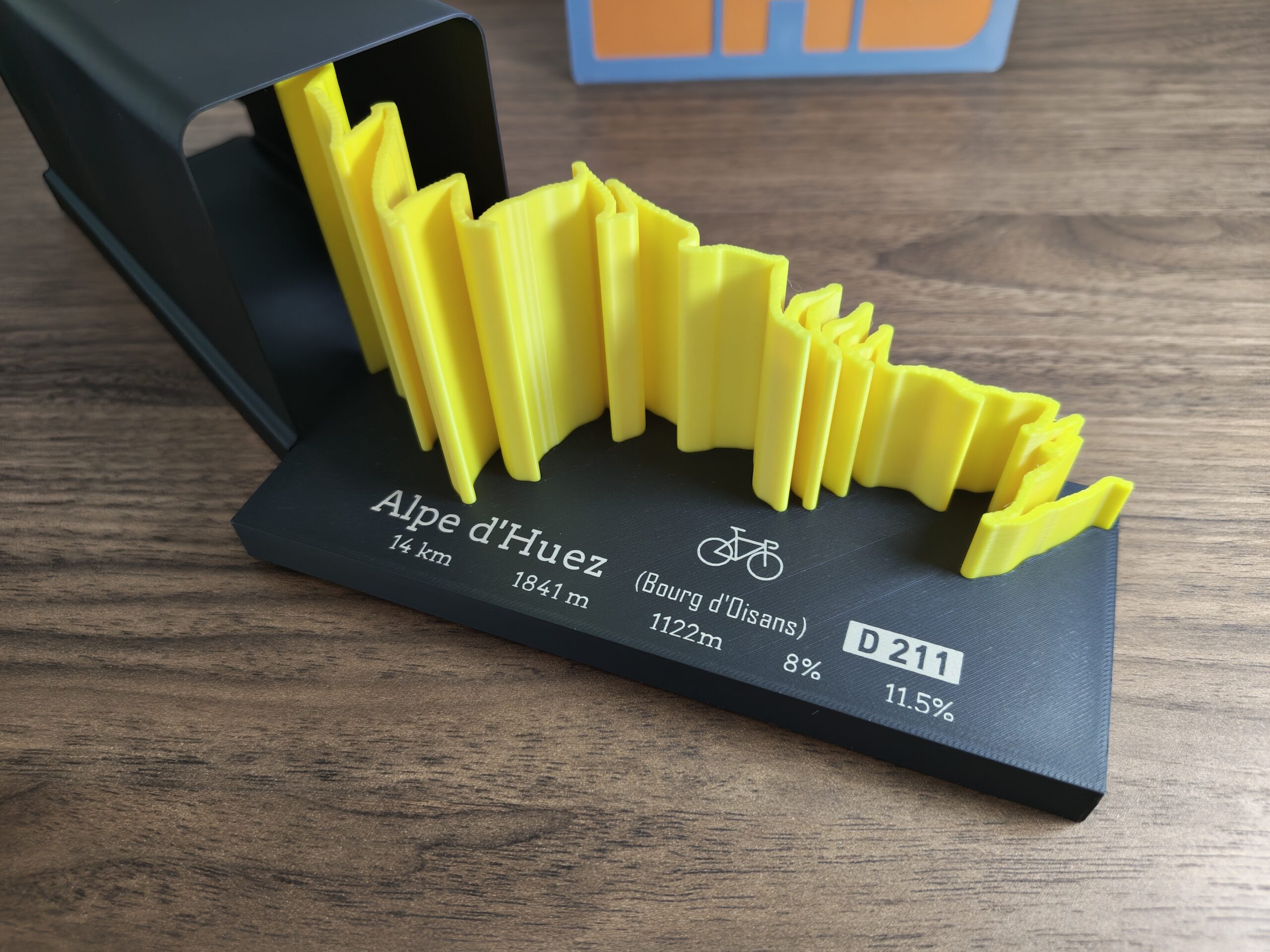 ALPE D'HUEZ Trofeo Altimétrico 3D Ciclistas