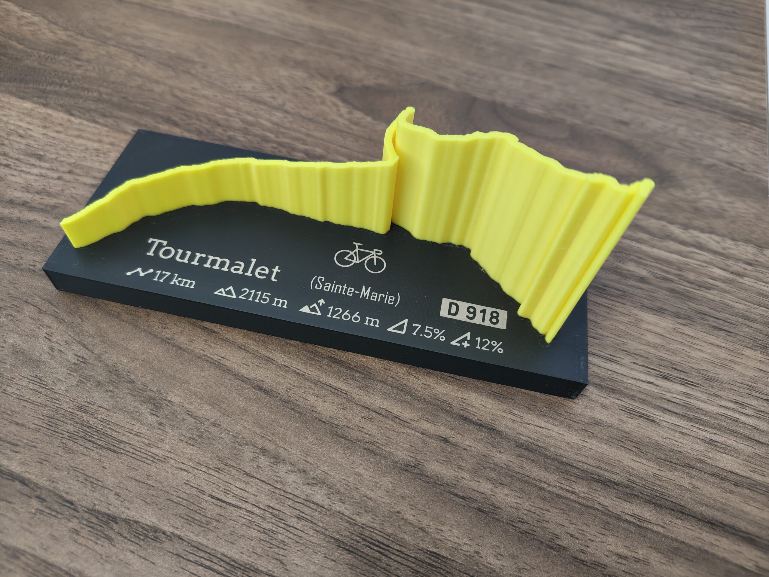 TOURMALET Trofeo Altimétrico 3D Ciclistas - Imagen 2